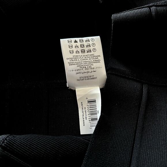 Hervé Léger by Max Azria Black Bandage Sia Skirt Size Medium Knee Length Bodycon - Picture 13 of 16